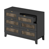 Queen Bed Set With Dresser And Two Nightstands Black - Furniture Home Direct