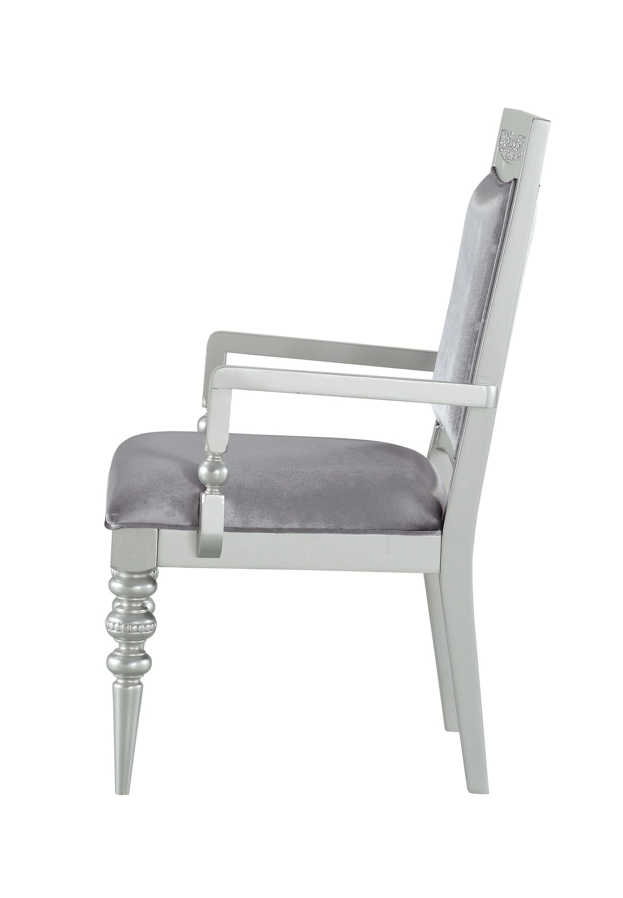 Maverick - Arm Chair (Set of 2) - Silver - Furniture Home Direct