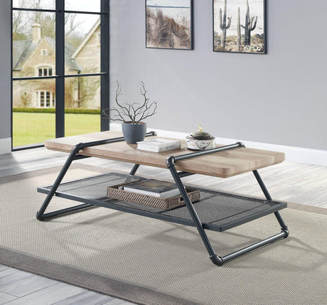 Brantley - Coffee Table - Oak / Sandy Gray - Furniture Home Direct