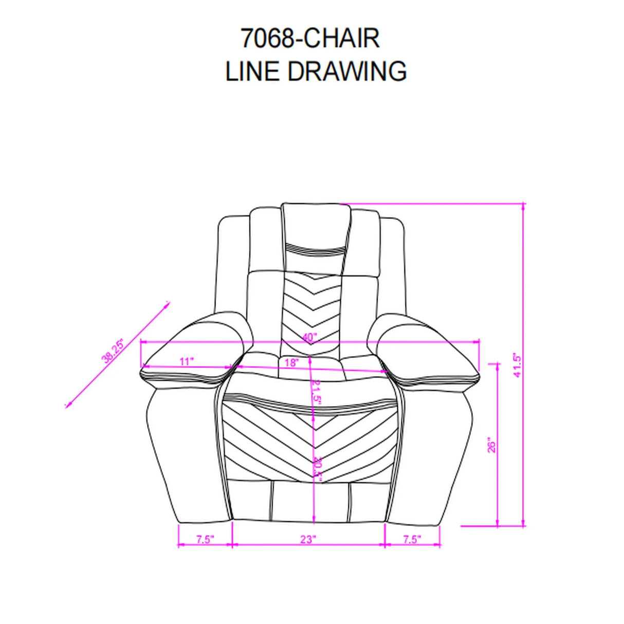 Raize - Power Recliner With LED Functionality - Gray - Furniture Home Direct
