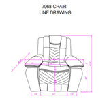 Raize - Power Recliner With LED Functionality - Gray - Furniture Home Direct