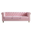 Chesterfield - Velvet Sofa 84.65" For Living Room - Furniture Home Direct