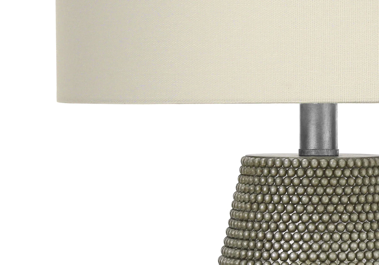 Lighting, Table Lamp, Resin, Contemporary - Gray - Furniture Home Direct
