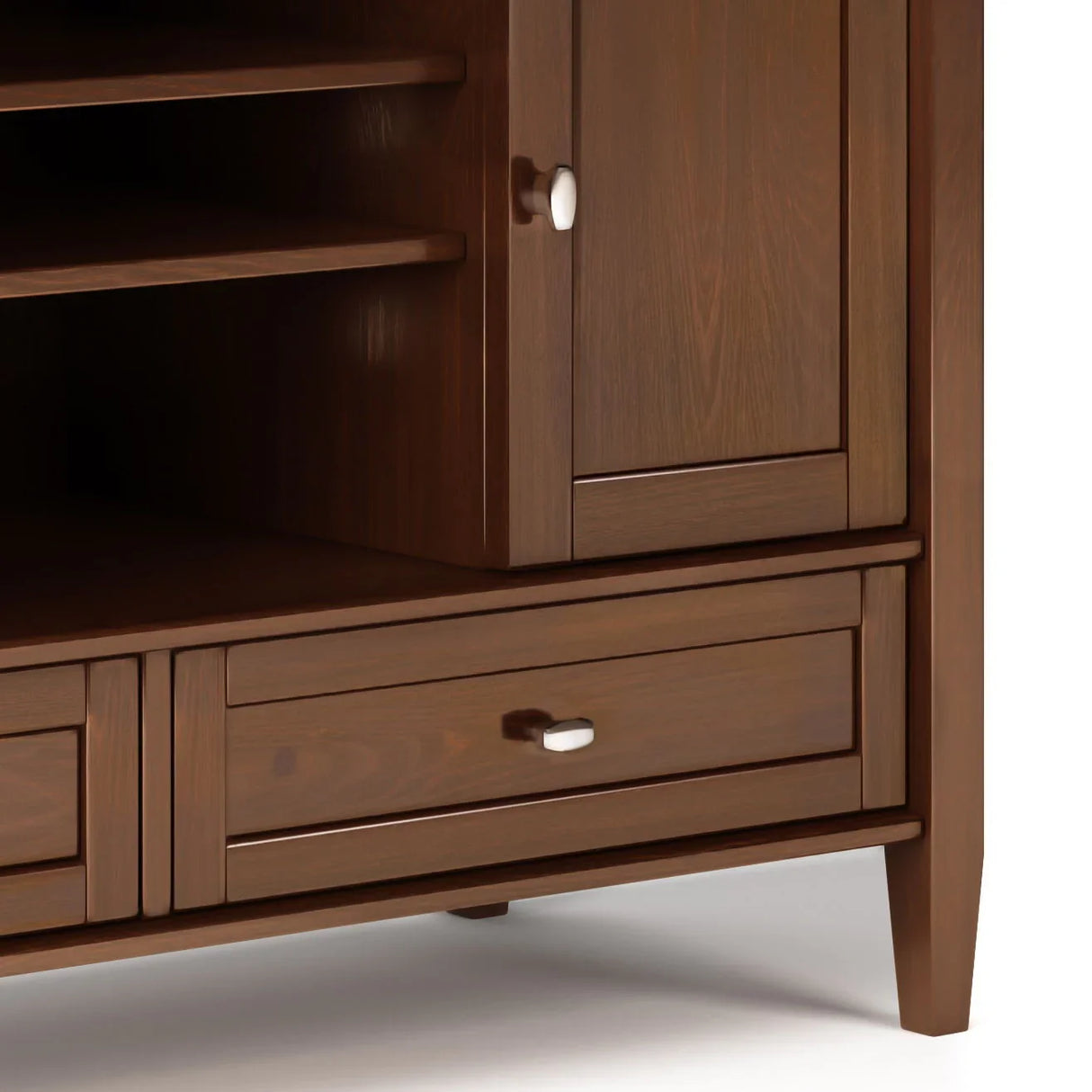 Warm Shaker - Transitional Style TV Media Stand - Furniture Home Direct