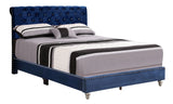 Elegant Transitional Upholstered Bed - Furniture Home Direct