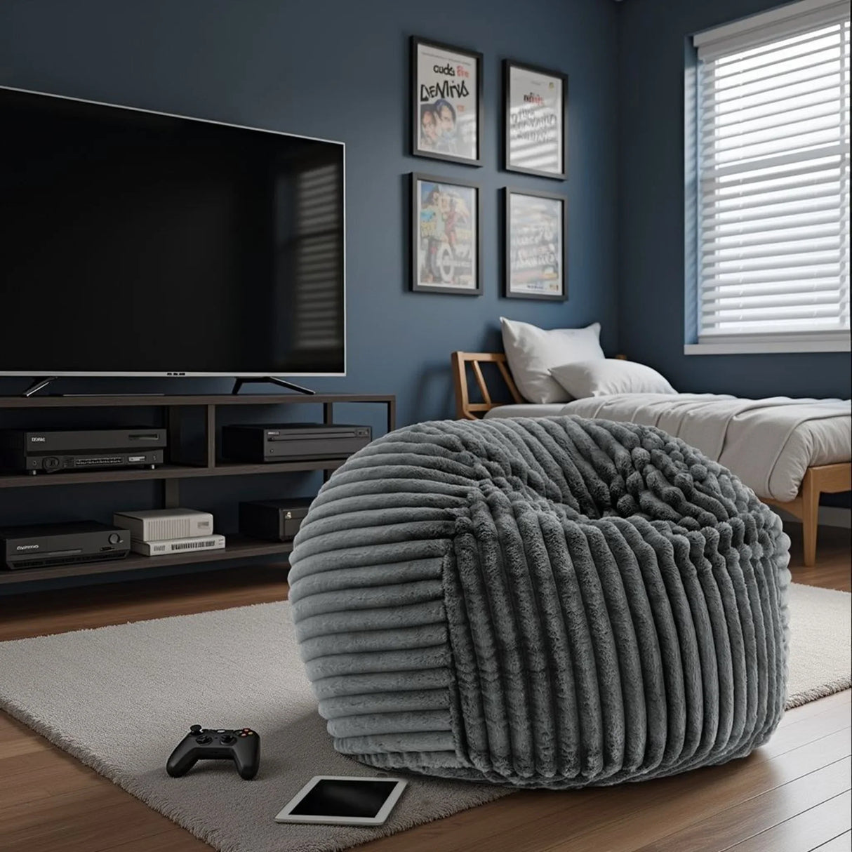 Sky Luxe - Minky Memory Foam Lounger - Furniture Home Direct