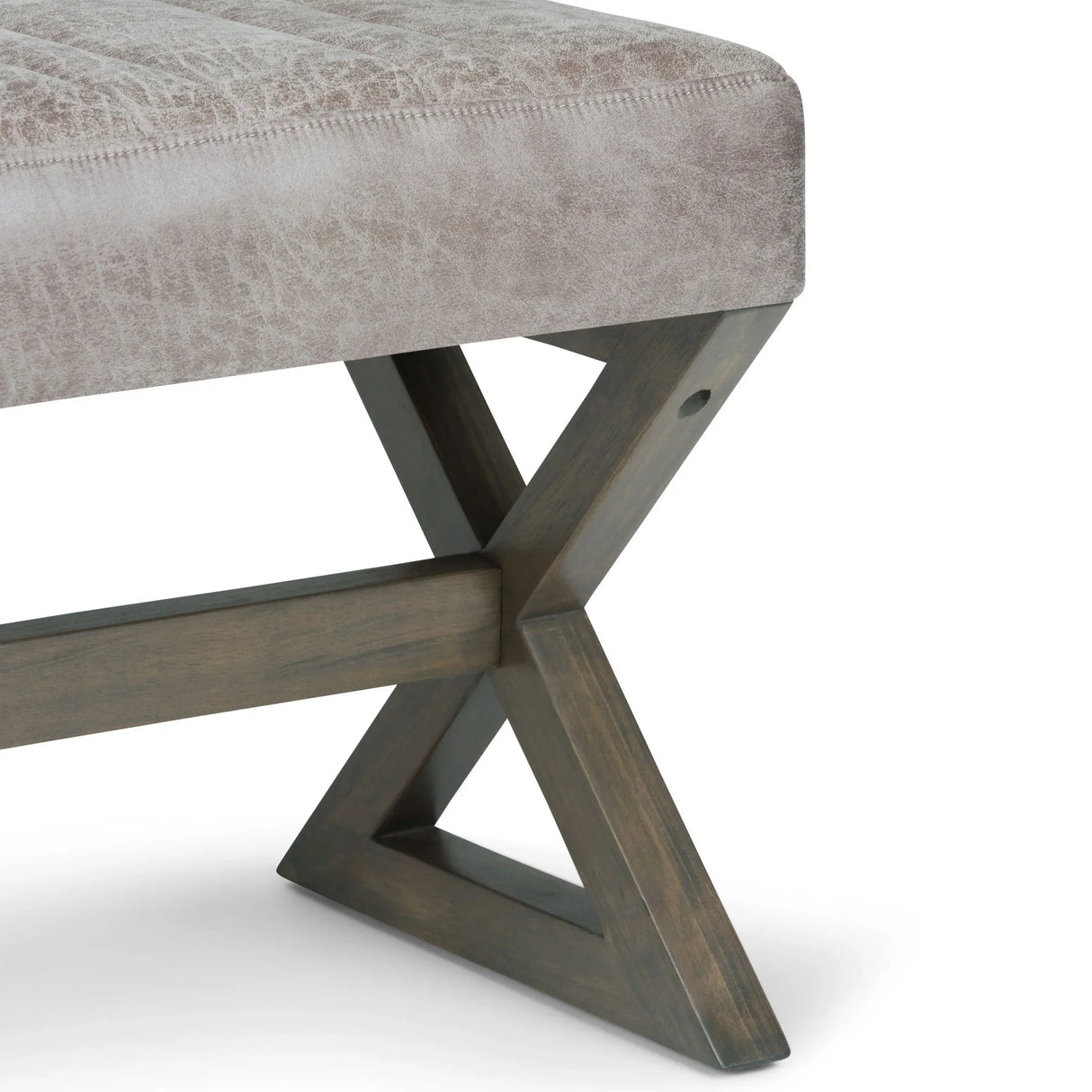 Salinger - Large Upholstered Ottoman Bench - Furniture Home Direct