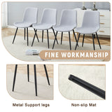 Dining Set With Wooden Table And Eight Chairs Light Gray - Furniture Home Direct