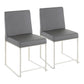Fuji - Contemporary Modern Elegance High Back Dining Chair (Set of 2) - Furniture Home Direct