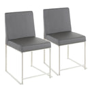 Fuji - Contemporary Modern Elegance High Back Dining Chair (Set of 2) - Furniture Home Direct