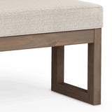 Milltown - Upholstered Ottoman Bench - Furniture Home Direct