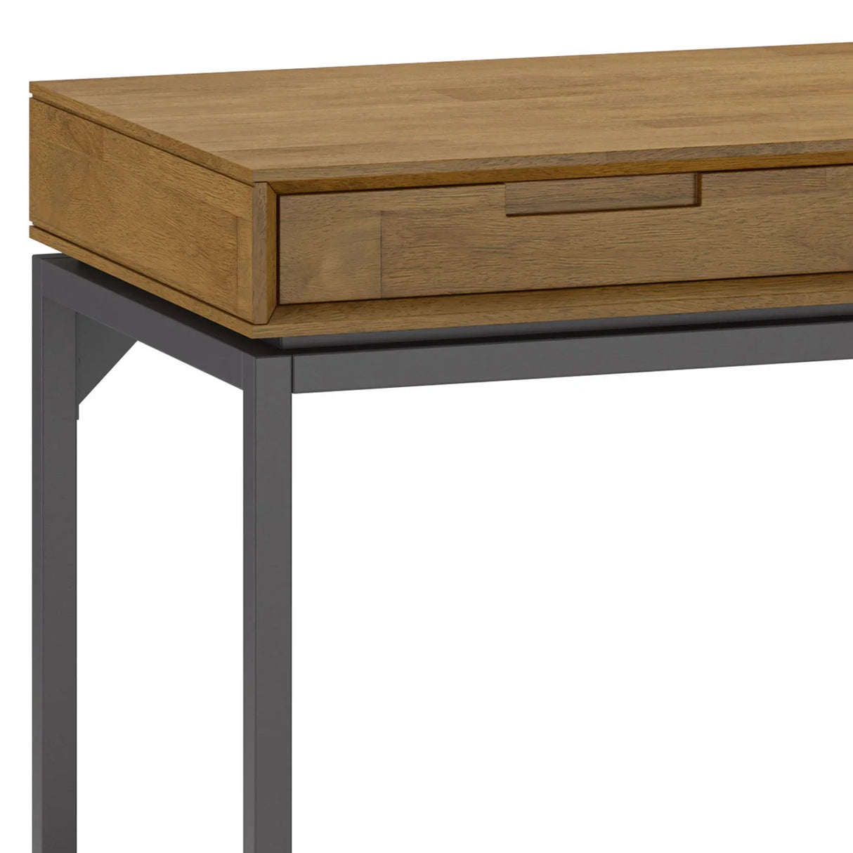 Banting - Mid Century Wide Desk, Handcrafted - Furniture Home Direct