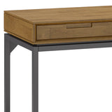 Banting - Mid Century Wide Desk, Handcrafted - Furniture Home Direct