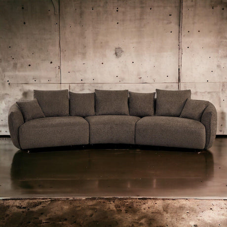 Bash - Anthology Boucle Sofa With Pillows - Brown - Furniture Home Direct