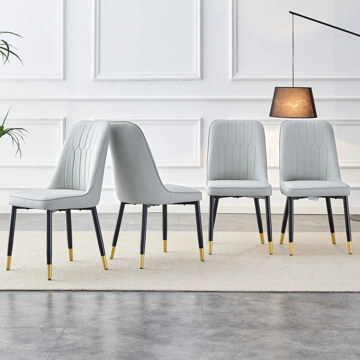 Modern Chair With Metal Legs - Furniture Home Direct