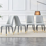 Modern Chair With Metal Legs - Furniture Home Direct