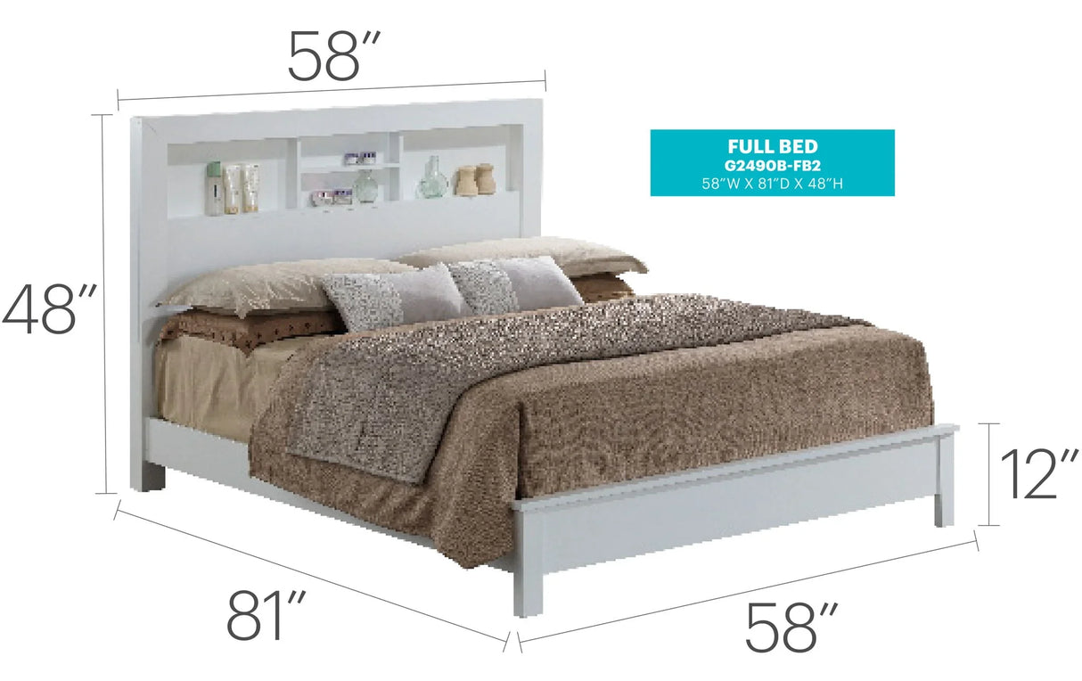 Bed With Transitional Design Stylish - Furniture Home Direct