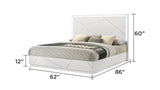 Bedroom Set Queen Bed Dresser Mirror Nightstand White - Furniture Home Direct
