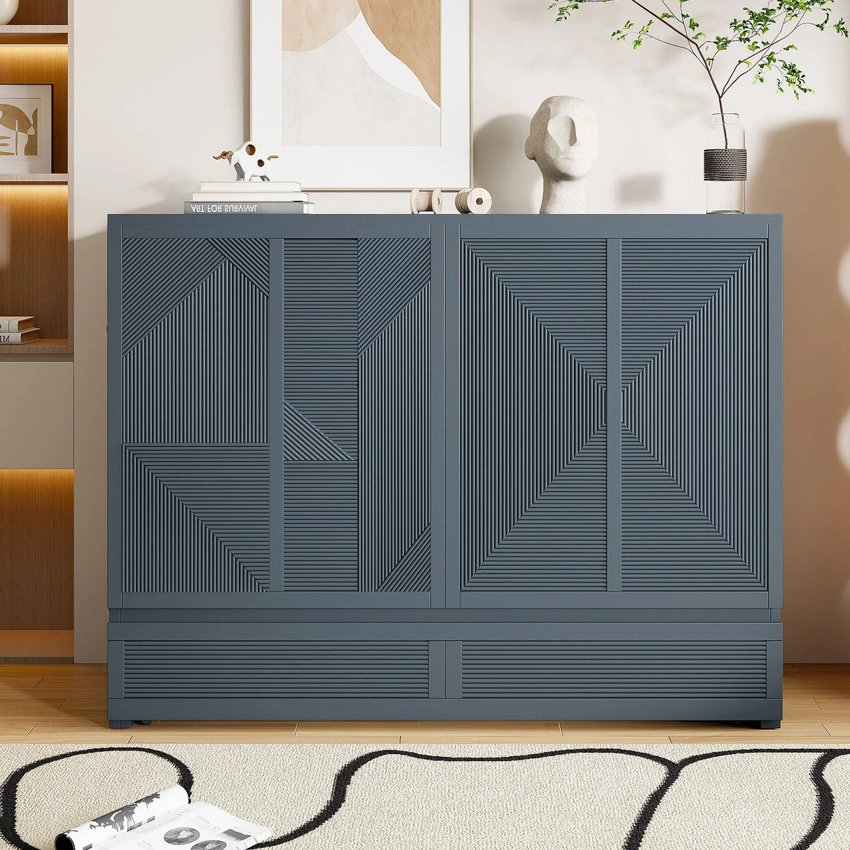 Murphy Bed With Large Drawer, USB Ports And Outlets - Furniture Home Direct