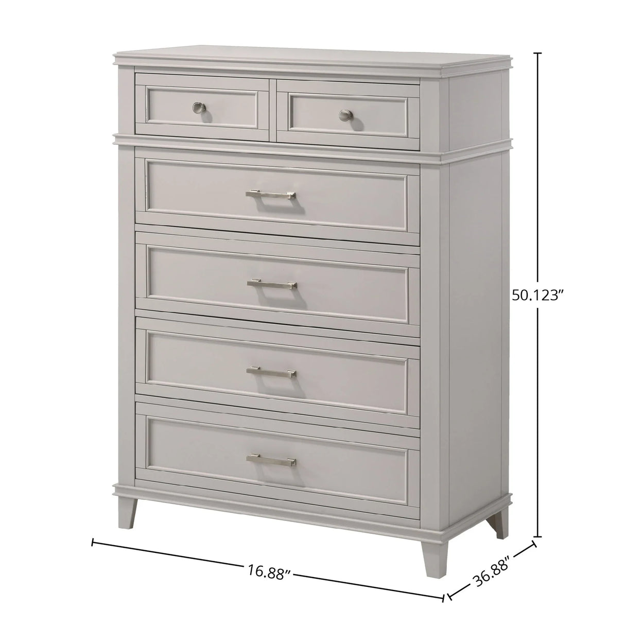 5 Drawer Chest, Ample Storage - Furniture Home Direct