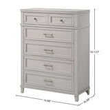 5 Drawer Chest, Ample Storage - Furniture Home Direct