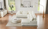 Sectional Sofa U Shaped Oversized With Chaise Beige - Furniture Home Direct