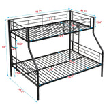 Modern Metal Bunk Bed - Furniture Home Direct