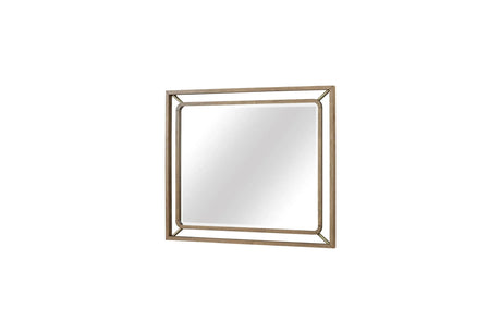 Mirror - Light Brown - Furniture Home Direct
