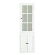 Retro Style Hutch Cabinet With Glass Door, China Cabinet For Home - Furniture Home Direct