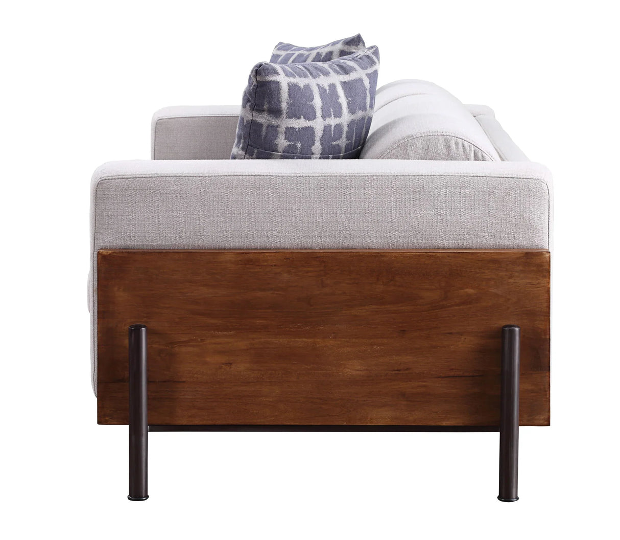 Pelton - Sofa With 2 Toss Pillows - Walnut - Furniture Home Direct