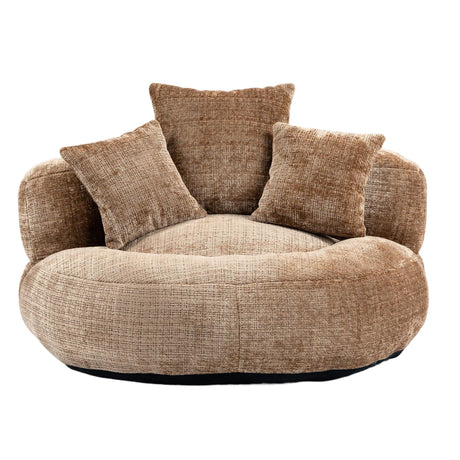 Lazy Sofa High Back Bean Bag Chair Couch With 3 Pillows - Furniture Home Direct