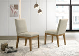Jasper - Contemporary Fabric 19" Dining Chair (Set of 2) - Furniture Home Direct