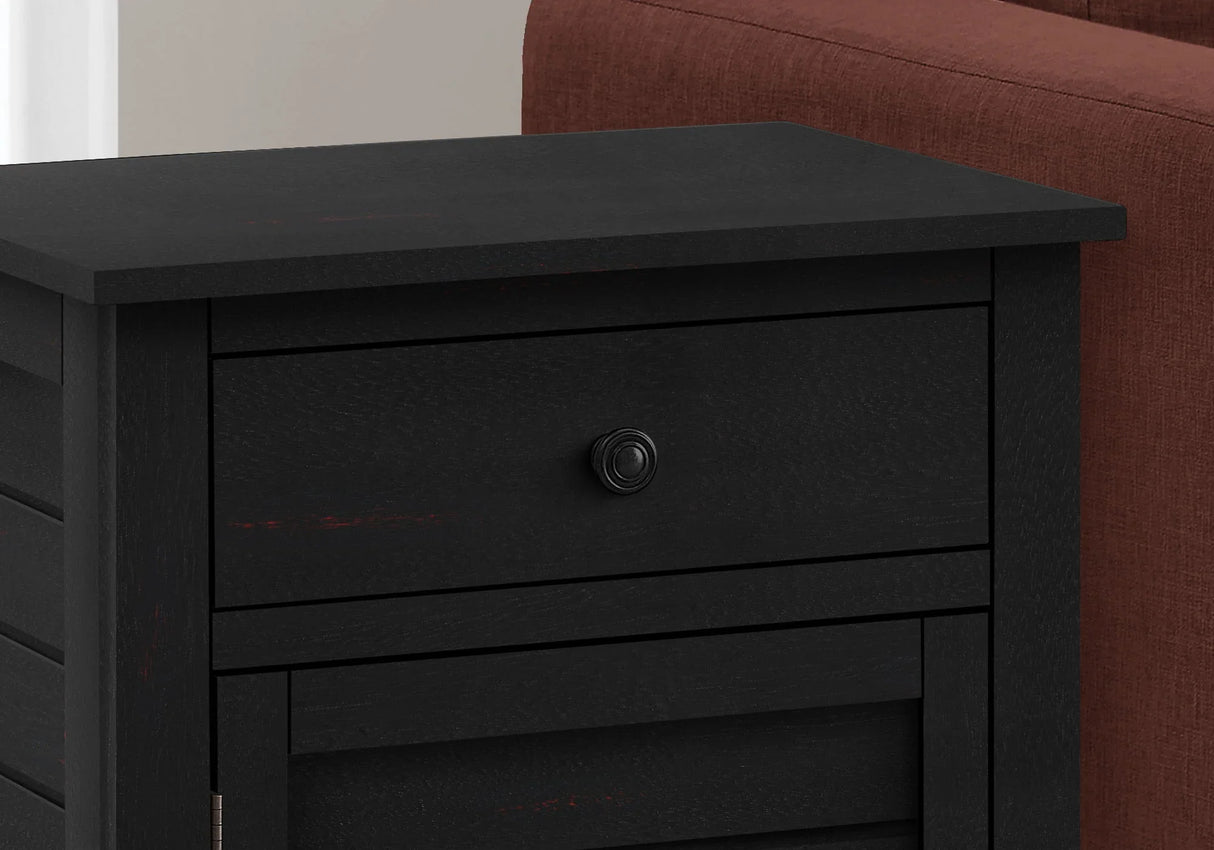 Accent Nightstand, Storage Drawer, Transitional - Furniture Home Direct