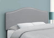 Full Size, Bed Headboard Only, Upholstered Transitional - Gray - Furniture Home Direct