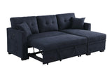 Sectional Sofa Bed L Shaped Sofa Couch Bed With USB Port, Reversible Chaise With Storage - Furniture Home Direct