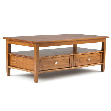 Warm Shaker - Coffee Table - Light Golden Brown - Furniture Home Direct