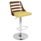 Trevi - Mid Century Modern Adjustable Barstool With Swivel - Furniture Home Direct