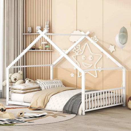 Metal House Bed - Furniture Home Direct