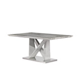 Caroline - Dining Table - Gray - Furniture Home Direct