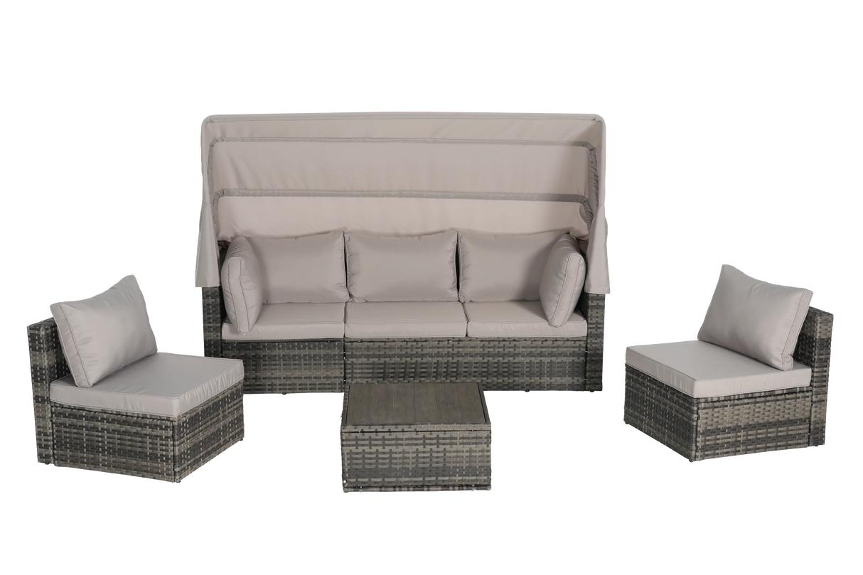 5 Piece Outdoor Patio Set - Furniture Home Direct