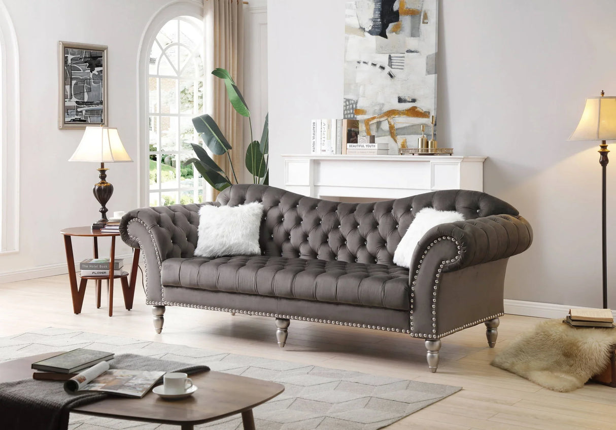 Wilshire - Soft Velvet Sofa - Furniture Home Direct