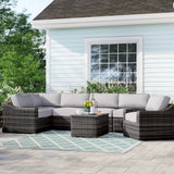 Stylish Sofa Seating Group With Cushions Perfect For Outdoor Gatherings - Furniture Home Direct