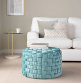 Braided - Versatile Round Ottoman - Furniture Home Direct