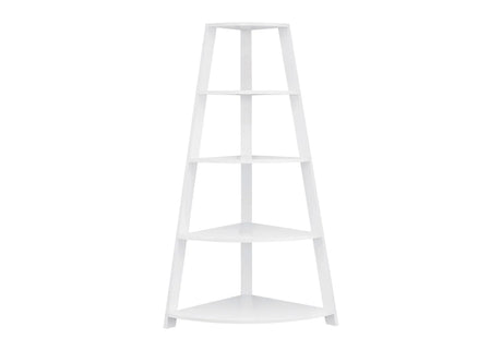 Bookshelf, Bookcase, Etagere, Corner, 4 Tier, Office, Contemporary & Modern - Furniture Home Direct