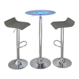 Spyra Ale - 3 Piece Contemporary Adjustable Bar With Up Set - Furniture Home Direct