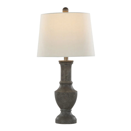 Chateau - Contemporary Table Lamp (Set of 2) - Acid Griffin / Nickel / White - Furniture Home Direct