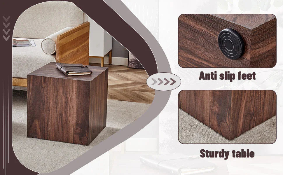 Walnut Wood Grain Coffee Table - Furniture Home Direct