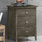 Daniel - 3 Drawer Nightstand - Furniture Home Direct