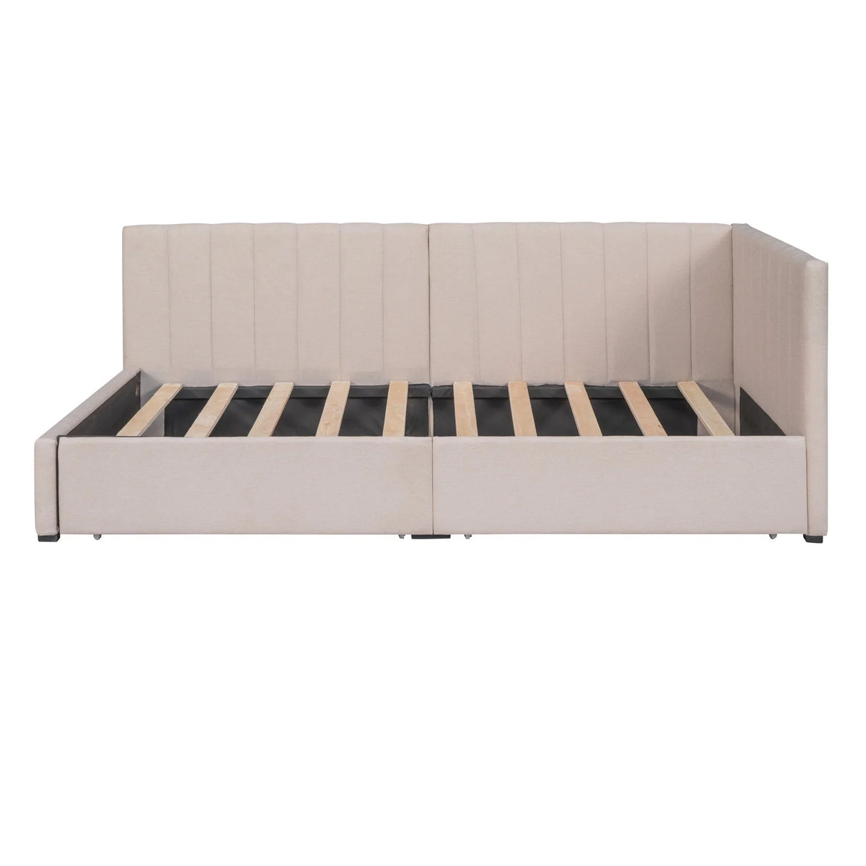 Upholstered Daybed, Sofa Bed Frame, No Box Spring Needed - Furniture Home Direct
