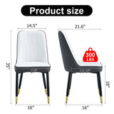 Modern Dining Chair With Metal Leg - Furniture Home Direct